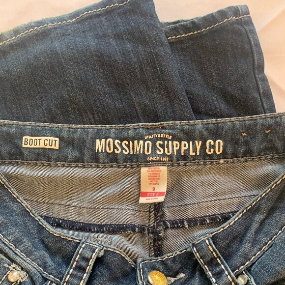 Ladies Jeans Mossimo Supply Boot Cut Size 9 - Picture 3 of 8